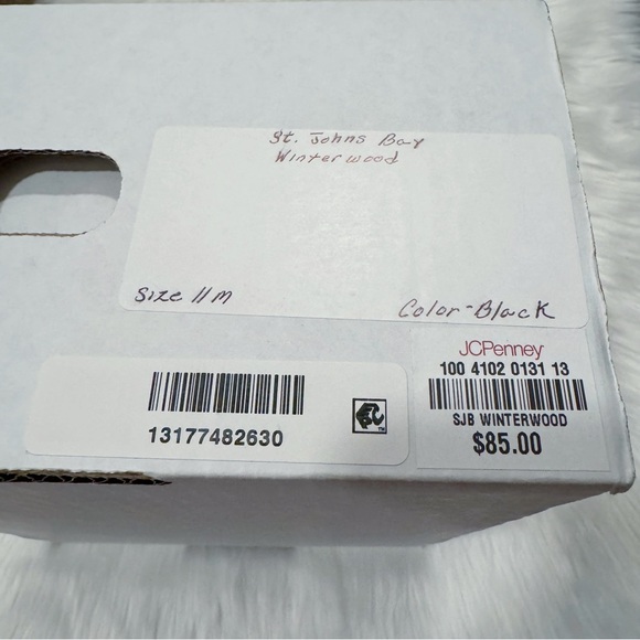 St. John's Bay Womens Black Winterwood Block Heel Riding Boots - Picture 7 of 8